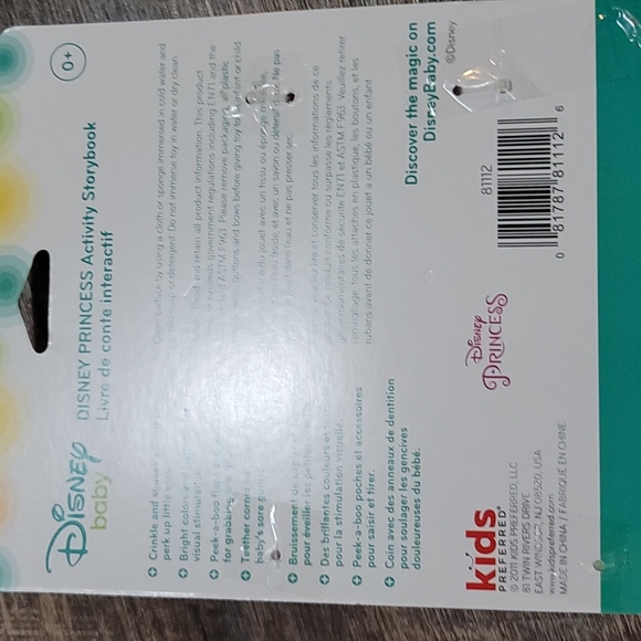 Disney lot for babies x3 receiving blankets and baby first book age 0-3 NWT - Picture 4 of 5